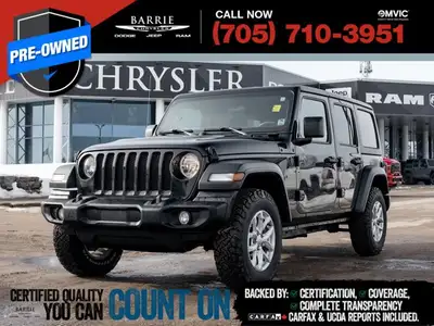 Welcome to Barrie Dodge Chrysler Jeep. TRANSMISSION: 8-SPEED TORQUEFLITE AUTO -inc: 4-Wheel Anti-Loc...