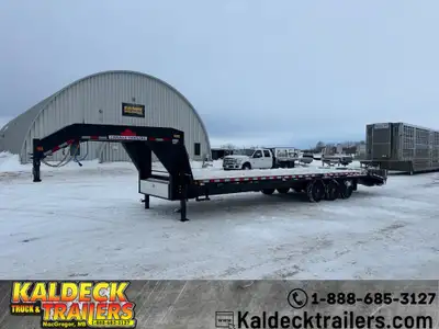 2026 Canada Trailers 102in. x 25in. + 5in. 22K - (3) 7000# Axles - 22,680# GVWR - 5947# Curb Weight...