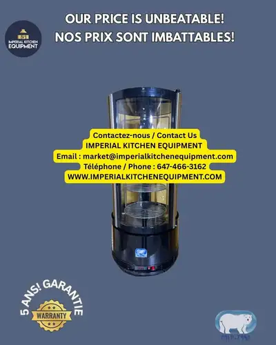 PRÉSENTOIR DE COMPTOIR ROTATIF RÉFRIGÉRÉ, View more