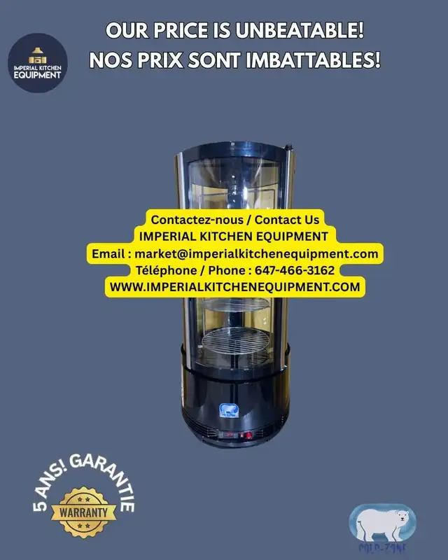 Refrigerated Rotating Counter Display628632635982111214