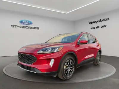 SUPERBE 2022 FORD ESCAPE SEL PLUG IN HYBRID TRACTION AVANT TOUT EQUIPÉ MAGS 18 INTERIEUR DE CUIR NOI...