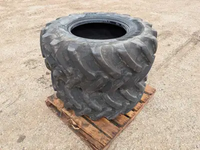 (2) Goodyear IT520 500/70R24IND Tires GOODYEAR IT520 500/70R24IND