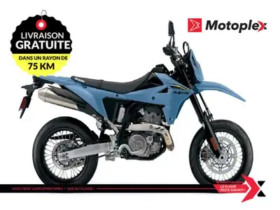 Motoplex Mirabel 2026 Suzuki DR-Z4SM DR-Z4SM Vos rues. Votre terrain de jeu Découvrez la DR-Z4SM Sup...