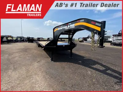 2026 Southland 30' + 6' Gooseneck Trailer 12000lb Tandem Axle Dual Tires: ST235/80R16 E Spare Tire I...