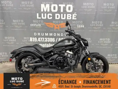 Kawasaki Vulcan S 650 ABS 2023 3 961 KM FREINS ABS PROTÈGE-MOTEUR NOUS OFFRONS UNE GARANTIE DE 30 JO...