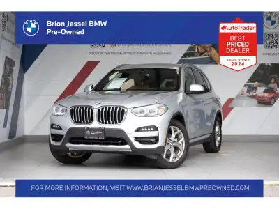 2021 BMW X3 xDrive30e 2.0L I4 TwinPower Turbo AWD 8-Speed Automatic EXTERIOR - GLACIER SILVER METALL...
