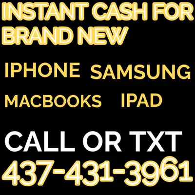 WE BUY BRAND NEW PHONES IPhone 16 pro max,   Macbook pro m4, View more