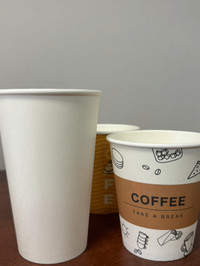 8oz/10oz/12oz/16oz Blank/Customize Single-Wall Paper Cups