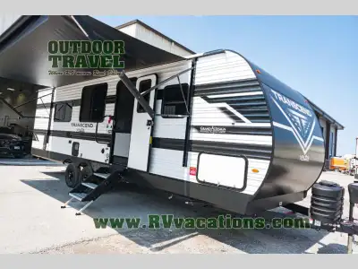 Grand Design Transcend Xplor travel trailer 26RBX highlights: Theatre Seating Pet Dish 19' Power Awn...