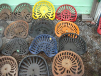 40 Cast Iron  and Steel Tractor and Implement Seats