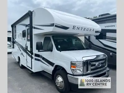 Entegra Coach Odyssey SE Class C gas motorhome 22CF Ford highlights: Full Bath Booth Dinette Convect...