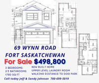 69 Wynn Rd, Fort Saskatchewan New Homes