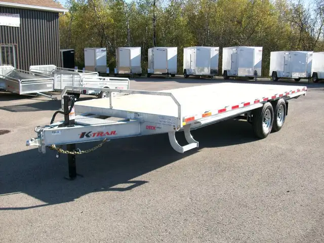 2025 K-Trail DKO 8'.6in. X 20' 2 ESSIEUX 7000LB. GALVANISE CONTR in Cargo & Utility Trailers in Laval / North Shore - Image 5