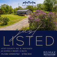 Just Listed! 4737 County Rd 8, Napanee