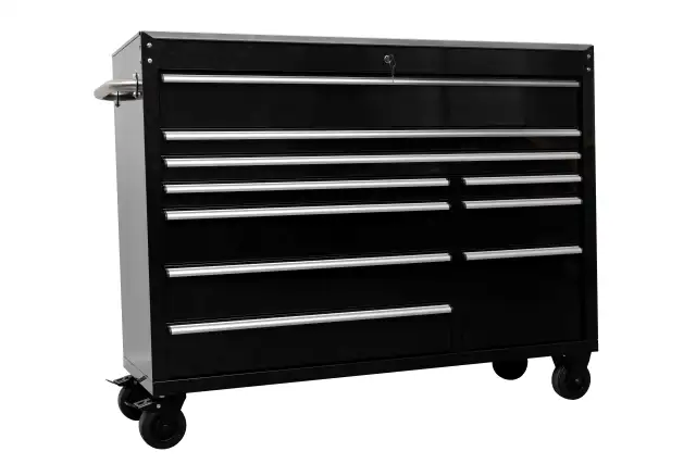 NEW 55 IN SIEBEL 10 DRAWER TOOL BENCH STAINLESS STEEL TOP 5510DB in Cabinets & Countertops in Lethbridge - Image 5