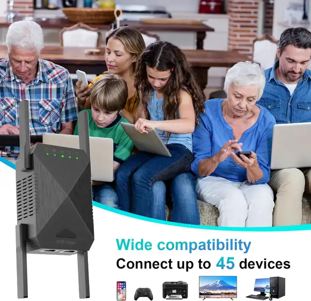 WiFi Extender 2024 Fastest WiFi Booster 1200Mbps Dual Band in General Electronics in Markham / York Region - Image 7