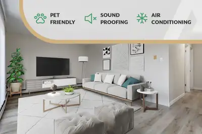 Amenities: Air Conditioning • Quiet Building • Keyless Entry Suite & Building: Spacious bachelor, on...