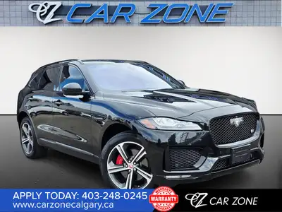 Experience the allure of performance and luxury with this stunning pre-owned 2017 Jaguar F-PACE AWD...