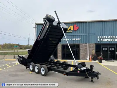 Miska Ultra Low Pro 10 Ton Heavy Duty Dump Trailer 21,000lb GVWR, 82in.x12' Dump Trailers LOADED wit...