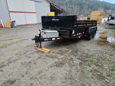 7’ x 14’ Dump Trailer For Sale – selling because we bought bigger trailer - everything works as it s...