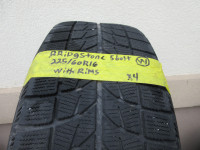 4 tires of Bridgestone 225/60/16 winter tires w/rims off Subaru