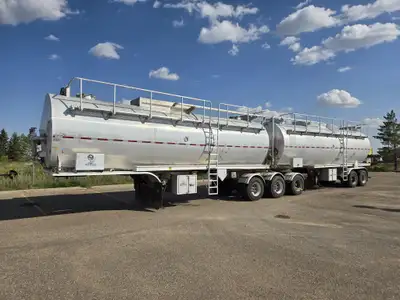 2013 Tremcar TC 407 Insulated Aluminum Super B Train Tank Trailers - PRICE LOWERED LEAD: GVWR 38556...