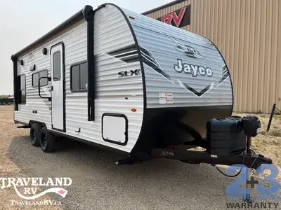 Jayco Jay Flight SLX 210QBW Travel Trailer. The Jay Flight SLX is so compact and easy to tow, you mi...