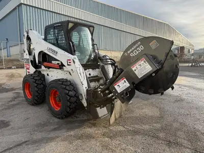. BRADCO SG30 HIGH FLOW SKID STEER STUMP GRINDER - IN STOCK! THE MOST HD STUMP GRINDER ON THE MARKET...