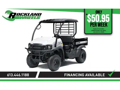 2027 Kawasaki MULE SX 4X4 FE 2027 Kawasaki MULE SX 4x4 FE Built to meet the demands of government, m...