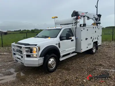 Countryside Fleet 2018 Ford F550 Regular Cab 4x4 Service Truck + 6.7L PowerStroke Diesel + 4x4 W/ Au...