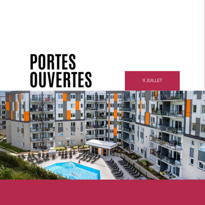 Portes ouvertes Samedi 11 Juillet de 10h à 14h Stationnement : 50 $ Rangement gratuit à la location...