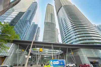 Prime Downtown Location! Enjoy Stunning Views Of The CN Tower From Both The Living Room And Bedroom....