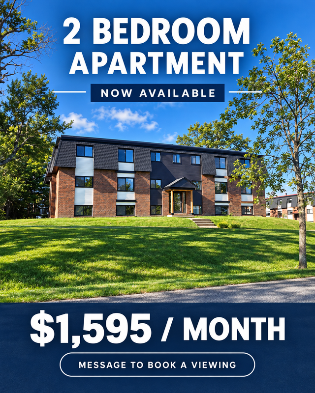 Newly Renovated 2 Bedroom Apartments – Available Now!