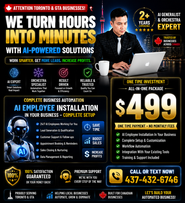 Ai Employees setup Ai automation digital marketing AI setup seo in Other in Mississauga / Peel Region - Image 5