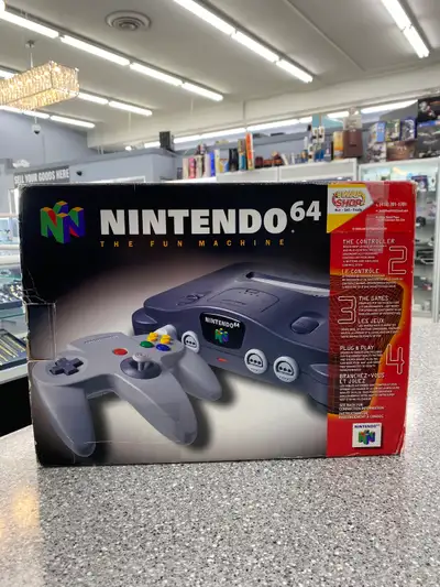 Nintendo N64 Console w/ Box, View more