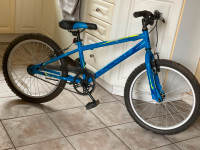 Vélo 20 pouce bleu 1 vitesse pour garçon de 7 ans à 10 ans