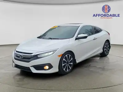 Affordable Auto Sales Affordable 2017 Honda Civic Coupe Touring! Clean Carfax! KEY HIGHLIGHTS!!! Gre...
