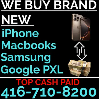 Sell Your Brand-New iPhones, MacBooks, iPads & Samsung for the H, View more