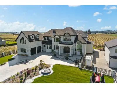 LUXURY ESTATE HOME ON 5 ACRES! Elegant 8657 sqft 2021 built home situated on quiet no thru street! B...