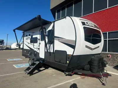 Forest River Rockwood Mini Lite travel trailer 2214S highlights: Full Rear Bath Exterior Griddle 32i...