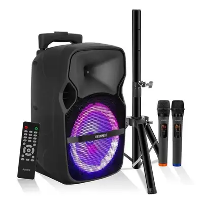 8 inch PA Portable Bluetooth Party Speaker Karaoke Boombox + 2, View more