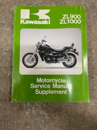 Sm182 Kawasaki ZL900 ZL1000 Service Manual 99924-1077-52