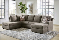 O'Phannon 2 Piece Sectional with Chaise - Putty / Left Facing