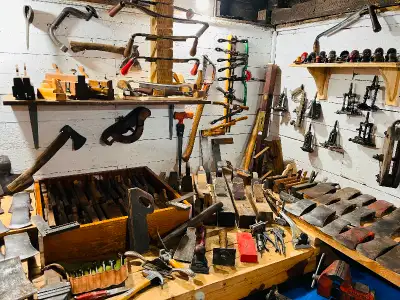Vintage axe and hand tool sale may 18th rain or shine