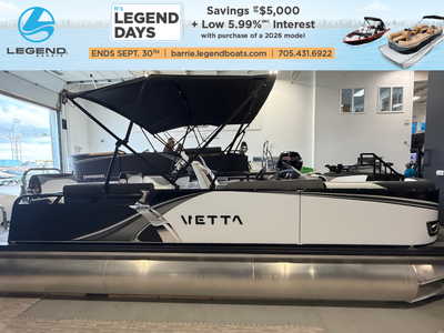 Check out our 2026 Vetta Kuuma 23 QLS Sport powered by a Mercury 150L 4S Cold Fusion. This model has...