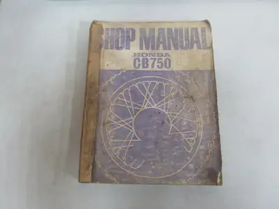 USED Honda factory service manual. It covers 1969-1975 CB750K models and there is a supplement for t...