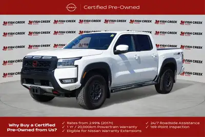 Conquer any adventure in this rugged 2025 Nissan Frontier PRO-4X Crew Cab Pickup. With just 14,403 k...
