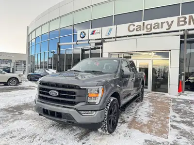 2023 Ford F-150 Lariat 2.7L V6 EcoBoost 4D SuperCrew 4WD 10-Speed Automatic Carbonized Gray Metallic...