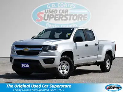 **FOR SALE: 2020 Chevrolet Colorado Crew Cab Work Truck 4x4 Silver Stunner!** Get ready to roll in t...