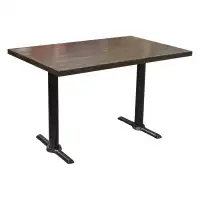 Restaurant Table by Barn Furniture Rectangle 48" L x 30" W Table